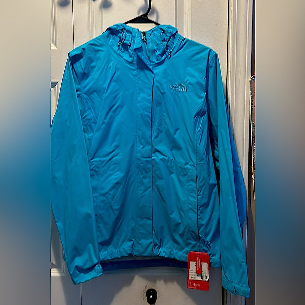 Women’s light north face jacket turquoise
